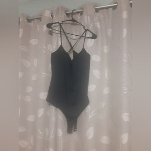 Klassy Network Black XXXL Scoop Neck Low Back Bramisuit